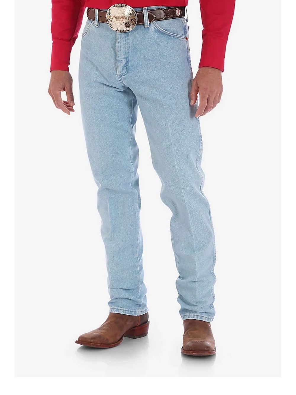 Wrangler 936GBH Cowboy Cut Slim Fit Light Bleach Wash Jeans 32x34